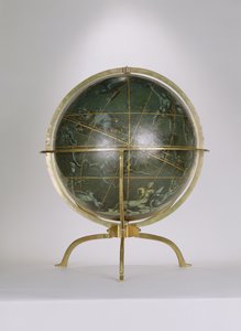 Globo celestial, uno de un par conocido como los globos 